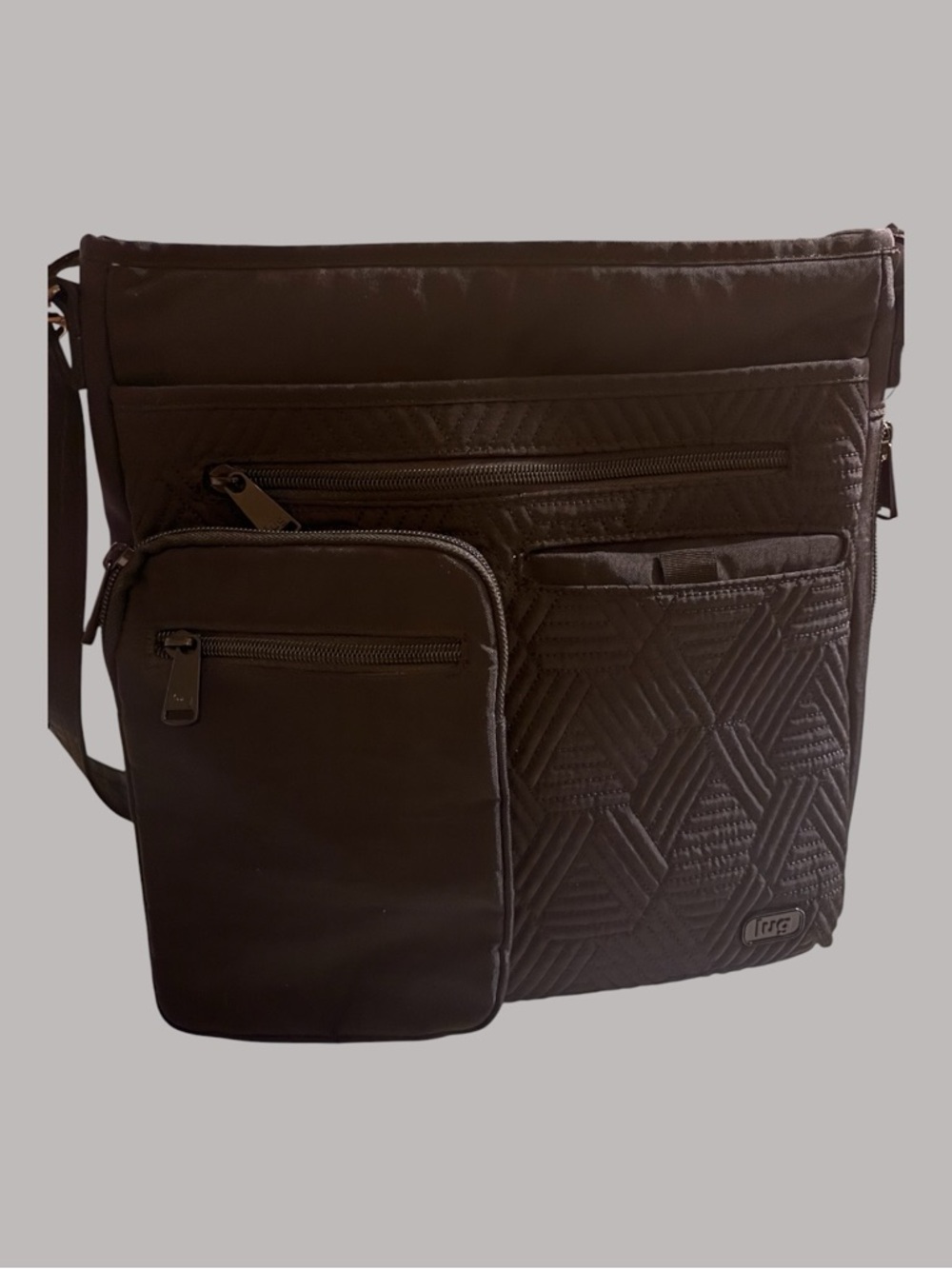 The Lug Monorail Convertible Crossbody Backpack in Black-like new -never used.
